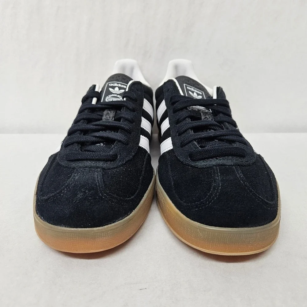 Adidas Gazelle Indoor Casual Sneakers‎ JI2060 Core Black White Gum Men Size 11.5